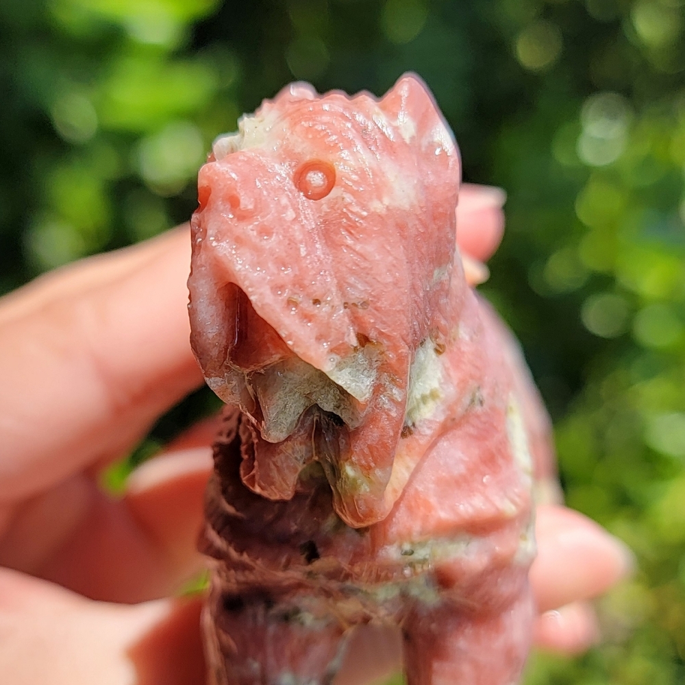 NEW 3.625" x 3" PLUM JASPER MASTIFF - Picture 4 of 10
